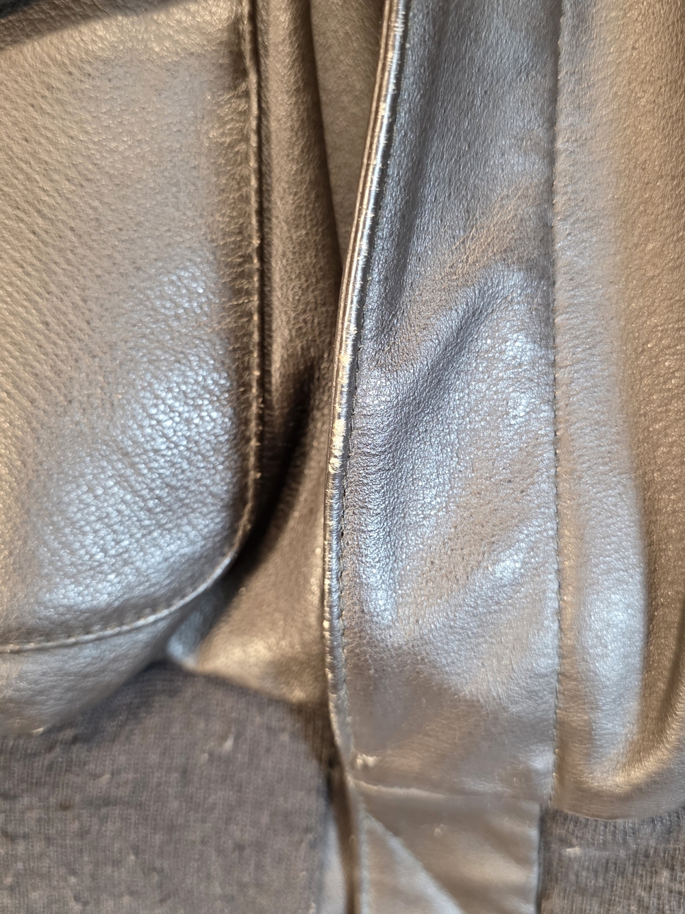 Vintage Air Force Airborne Leathers Mens L Flight Bomber Jacket Brown Leather - Picture 7 of 13